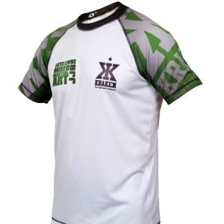 Xpert Dry Mix Green MMA shirt schuin voor