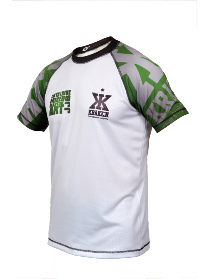 Xpert Dry Mix Green MMA shirt schuin voor